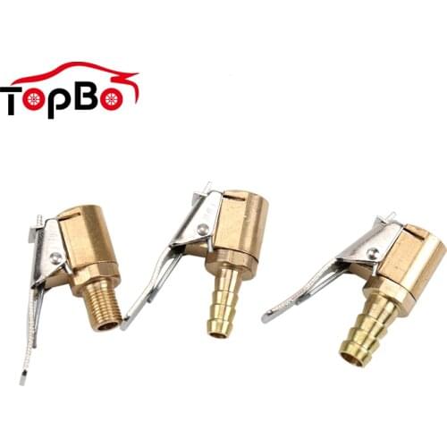 Inflatable Pump Valve for Car Tire Air Chuck Inflator Pump Valve Connector Adapter Nozzle Auto Brass 8mm Tyre Wheel Valve Tools