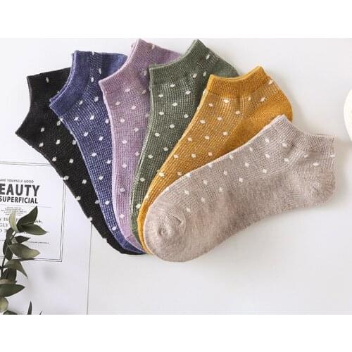 3 Pairs Of Cotton Womens Socks Spring And Summer 2021 New Fashion Kawaii All-match Casual Socks High Quality Cute Ankle Socks