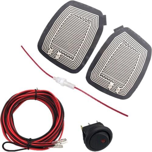 Car Rearview Mirror Heater Quick Warmth Universal Durable Electric Glass Heating Pad Demister DC 12V