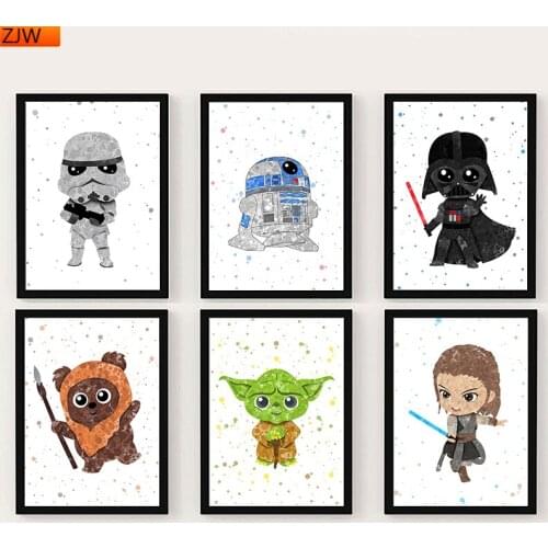 Star Wars 5D DIY Diamond Painting Full Diamond Embroidery Animal Home Decor Cross Stitch Kits