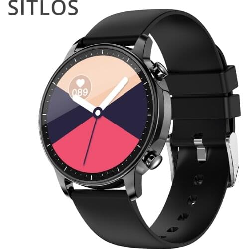 SITLOS 2020 New V23 Smartwatch Women Clock Full Touch Mutil-Sport With Heart Rate Monitoring Men Smart Watch For iOS Android