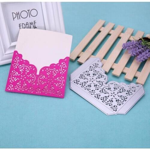 JX-LCLYL 142*103mm Greeting Card Stencil Cutting Dies DIY Scrapbooking Album Stamping Template