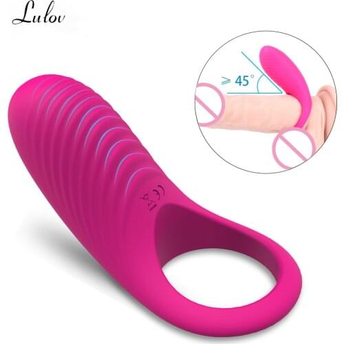 Vibrator Sex Toys for Woman Clitoris Stimulator Masturbator Man Penis Sleeve Vibrator Ring Delay Time Adult Toys for Couples