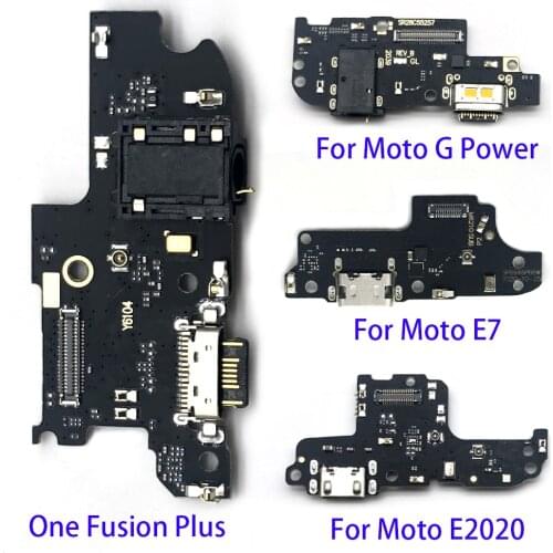USB Charger Charging Dock Port Connector Board Flex Cable For Moto G 5G/G Power/E7 E2020 /For Moto One Fusion Plus