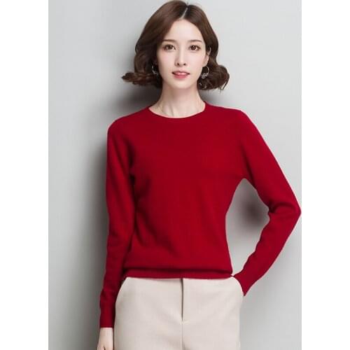 High Quality 100% Genuine Wool Sweaters for Women Autumn Winter 2020 Pullover Women Warm Knitted Sweater Femme Chandails Zjt1327