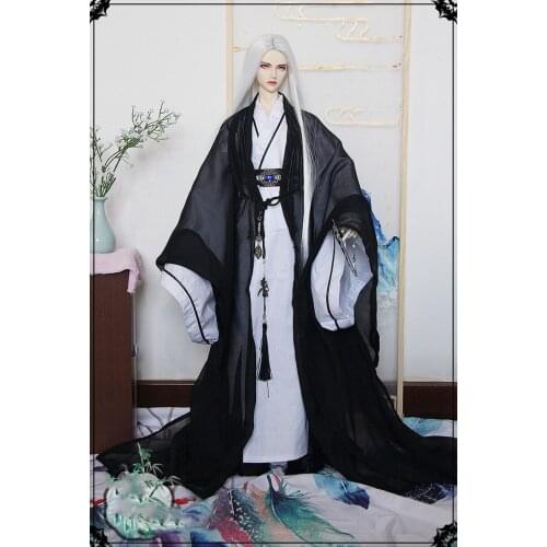 1/4 1/3 BJD Clothes Accessories Chinese Ancient Costume Hanfu Dress Warrior Outfit For BJD/SD EID ID72 Strong Uncle Doll A0696