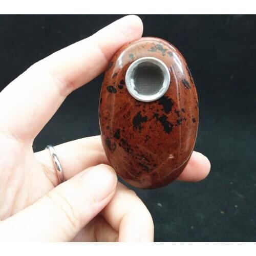 100% natural red obsidian quartz crystal smoking pipe wands reiki healing gifts wholesale price