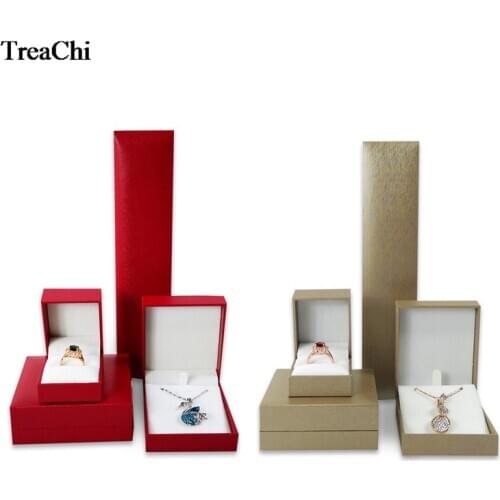12Pcs/Lot Square Jewelry Organizer Box Red Ring Bracelet Necklace Storage Case Tan Earring Gift Storage Holder Set Box Wholesale