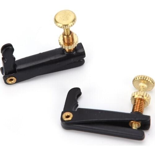 4Pcs Violin Fine Tuner Adjuster Copper Plating Screws for 3/4 4/4 Size Violin Accessories