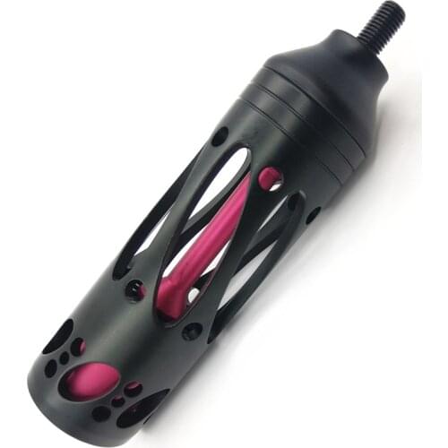 5 inch Archery Aluminum Stabilizer Black Hunting Compound Bow Stabilizer 5'' CNC machined for Compound Bow Recurve Bow Accessory