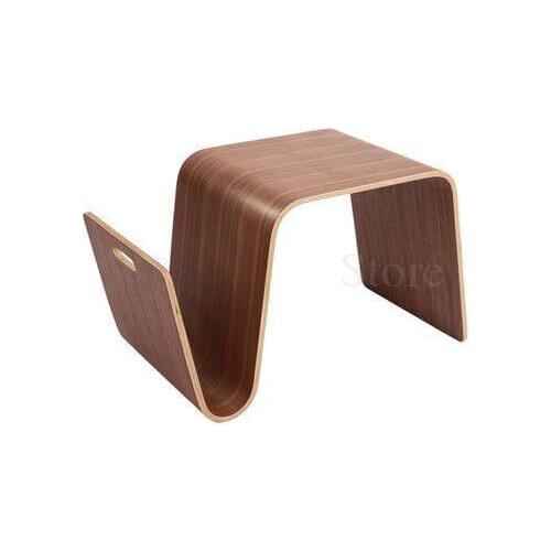 Designer coffee table simple fashion cafe large living room modern creative solid wood Nordic side table small coffee table