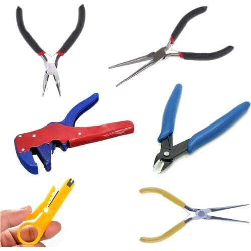 Electronic Diagonal Pliers Mini Plier Side Cutting Nippers Wire Cutter Crimping Nippers Multifunction Hand Tools