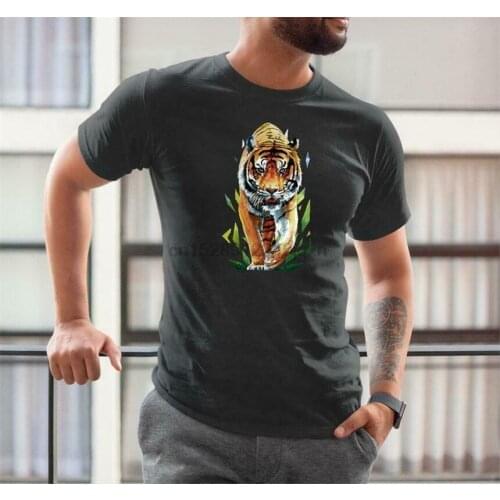 Tiger Short Sleeve Animal Print T-Shirt Yakuza Shirt Japanese Casual Unisex Tee Funny Design Tee Shirt