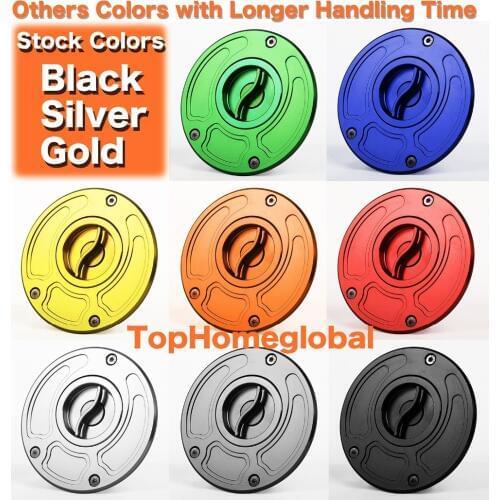 CNC Billet Tank Fuel Cover For Kawasaki ZX6R 2000 - 2009 Motorcycle Oil Cap Accessories Gas Cap 2008 2007 2006 2005 2004 2003