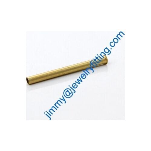 Brass Tube Conntctors Tubes jewelry findings 1.8*18mm ship free 10000pcs spacer beads