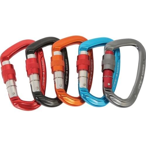 Multi-function Backpack Carabiner Outdoor Camping Hiking Hammock Aluminum Safety Lock Buckle Hook Mountain Climbing Tools