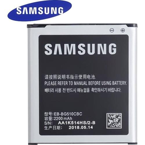 Original Replacement Battery EB-BG510CBC 2200mAh For Galaxy core Max SM-G5108Q G5108 G5108S G5108H G5109 x cover 3 G388F G510