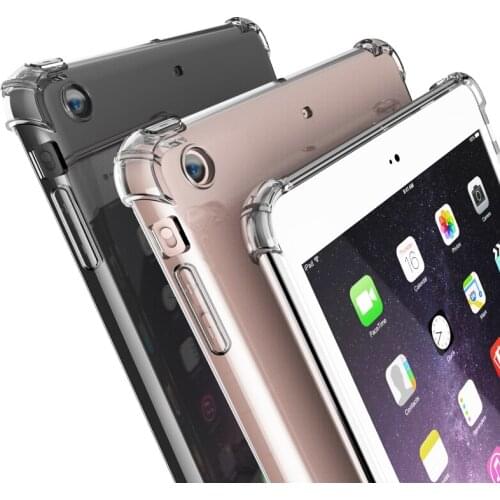 Anti-knock TPU Case For New iPad 2018 2017 9.7'' Clear Tablet PC Cover For iPad Air 2 5 6 Mini 5 4 3 2 Case For iPad Pro 10.5