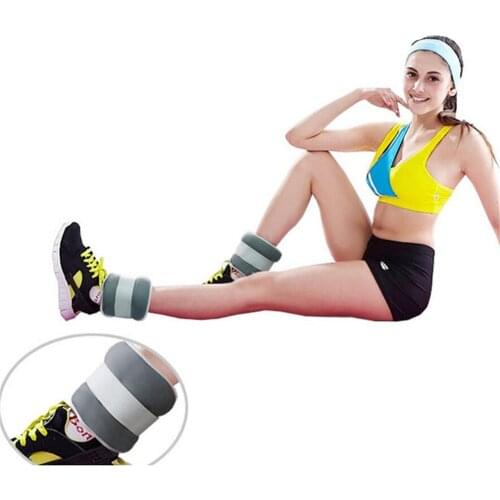 2pcs 0.25KG Each Piece Adjustable Leg Ankle Sand Bag Training Sandbag Wraps Strength Running Practice Dancing Wrist Weight Load