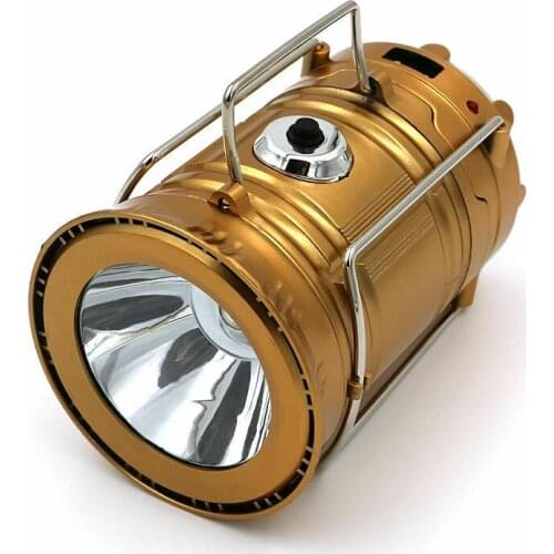 Retro Bright Solar Camping Lamp Solar USB LED Lantern Light Flashlight Lamp Night Light Rechargeable Portable For Camping Tent