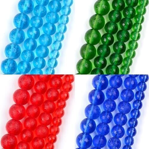 Dull Polished Matte Czech Meteorite Glass Loose Beads for Diy Jewelry Making 6-10mm Healing Crystal Beads Jewellery Accessories