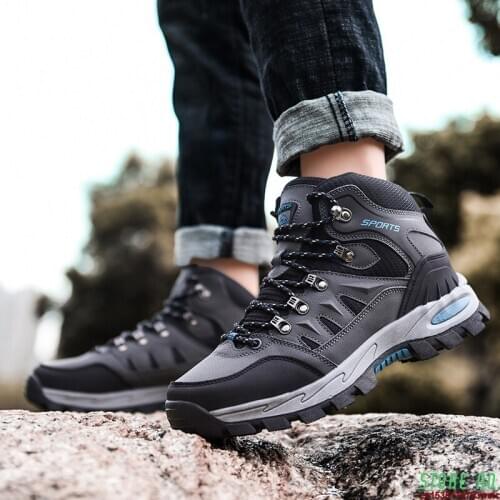Outdoor Hiking Shoes Waterproof Trekking Shoes for Men Women Non-Slip Tactical Boots Climbing Shoes Breathable Trekking Sneakers