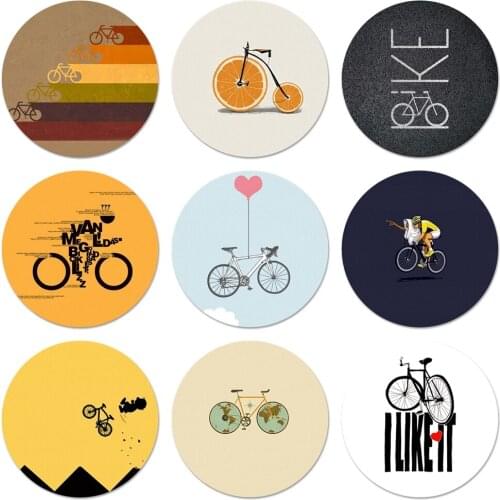 Bicycle Bike Sport Icons Pins Badge Decoration Brooches Metal Badges For Backpack Decoration