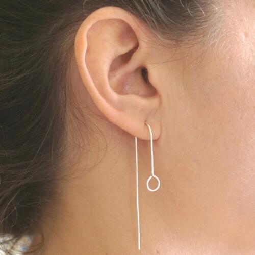 925 Silver Earrings Gold Filled Drop Earrings Handmad Gold Wrap Oorbellen Minimalist Brincos Boho Earrings For Women