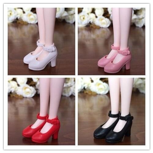 1 Pair Blyth Licca Shoes Doll 1/6 High-heeled Flats Doll Shoes for Icy Blyth, Azone Dolls Accessories