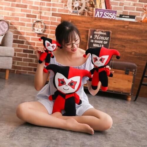 20-70cm 1pc Circus Funny Clown Lightning Doll Halloween Decoration Doll Plush Toy Creative Doll Large Sleeping Pillow Doll