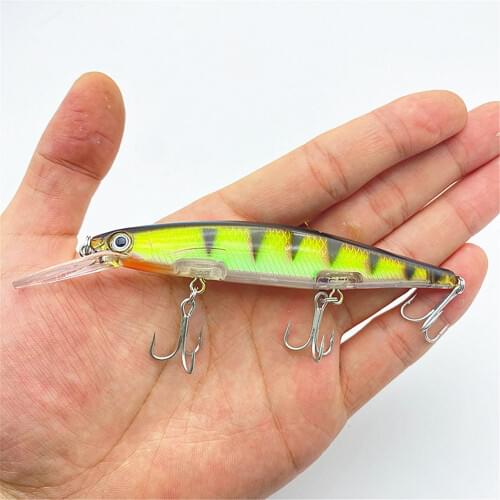 1PCS Fishing Lures Minnow Wobbler Floating Bass Trolling Bait123mm 13g Artificial Hard Bait Crankbait Carp Pesca Fishing Tackle