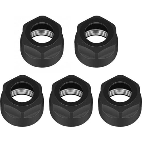 5pcs /set ER16A Nuts Collet Clamping Nut for ER CNC Milling Chuck Holder Lathe ER Collet Nut