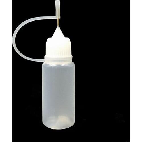 50Pcs 10ml E-liquid Empty Bottle Needle Bottle Electronic Cigarette Plastic Squeezable Dropper Bottles Refillable