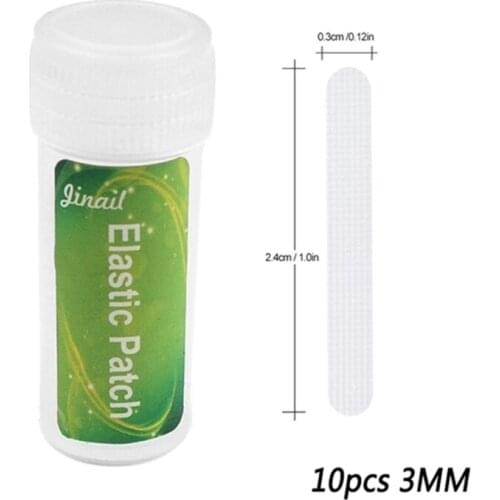 BX0F 10PCS Ingrown Nail Pad Nail Correction Device Ingrown Toe Nail Pedicure Elastic Patch with Glue Toe Nail Pads Corrector