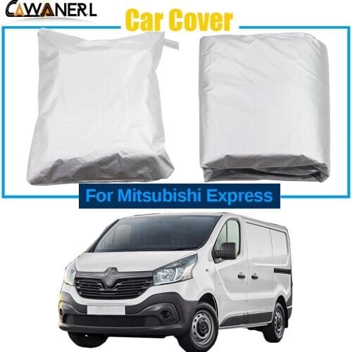 Full Car Cover For Mitsubishi Express SWB 2015-2019 Indoor Outdoor Sun Anti-UV Snow Rain Dust Resistant MPV Cover Windproof