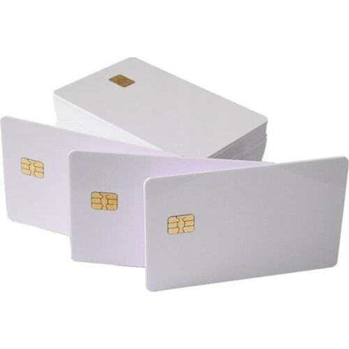 IC card smart card chip 4442 card contact ic card widely used in consumer systems min:500pcs