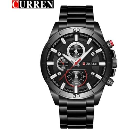 Curren 8275 new clock top brand luxury Watch Men relogio masculino quartz watch fashion casual watchescasual alloy wristwatches