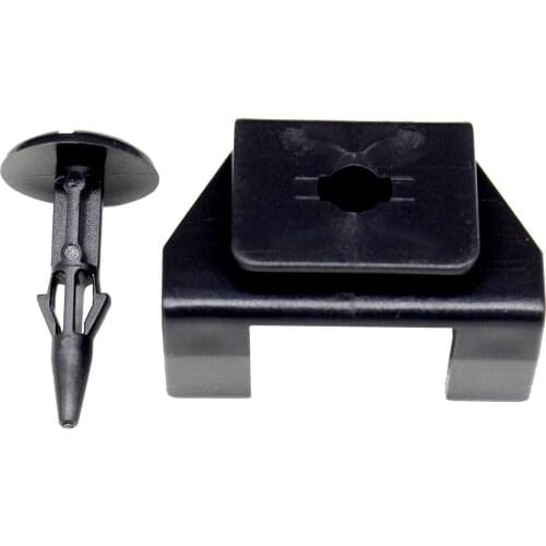 Bumper Cover Retaining Clip with Pin Set of 8 Fender Liner Retainer Fastener Rivet For Toyota Highlander RAV4 Tacoma Scion iQ xD