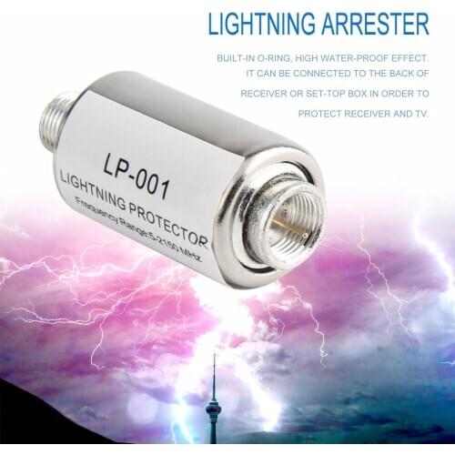 Coaxial Satellite TV Lightning Protection Devices Satellite Antenna Lightning Arrester