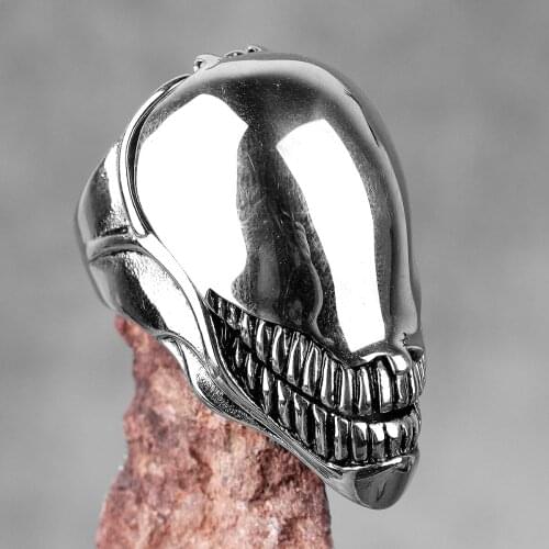Stainless Steel Men Rings Venom Domineering Cool Punk Rock Hip Hop for Biker Male Boyfriend Jewelry Creativity Gift Wholesale