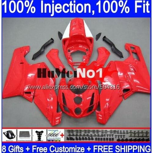 Injection Body For DUCATI 749S 999S 749 999 S R Bodywork 121MC.42 749-999 03 04 749R 999R 2003 2004 OEM Fairing kit Factory Red