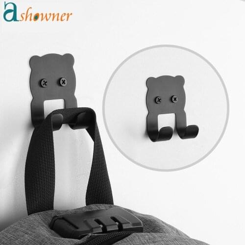 Metal Hanger Hook Home Kitchen Bathroom Door Wall Hangers Hooks Kitchen Storage Tools Metal Hooks