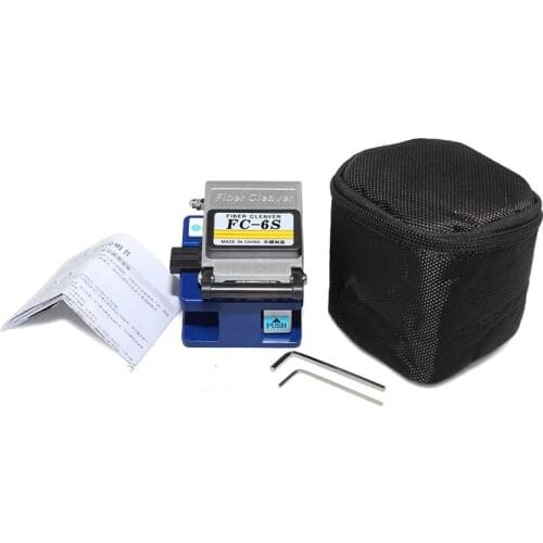 FTTH Fiber Optic Tool Set With FC-6S Fiber Cleaver CFS-2 Optical Fiber Cable Stripper