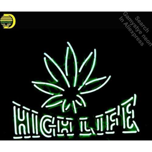 Neon Sign for Miller High Life Neon Bulb sign handcraft Commercial neon signboard Beer Bar Pub Art neon light anuncio luminos