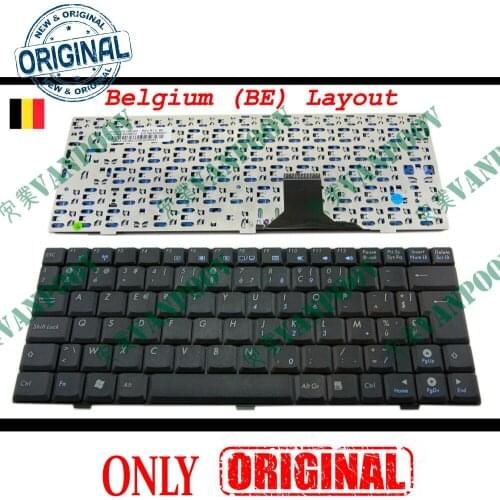 New AZERTY layout Laptop keyboard for ASUS EeePC 1000 1000H 1000HA 1000HD Series Black Belgium BE Version - V021562IK3