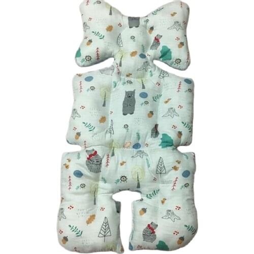 Baby Stroller Cushion Four Seasons Cotton Pad Umbrella Car Cushion Breathable Thicken Seat Dining Chair Universal