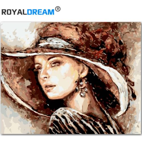 ROYALDREAM Multiple Sizes Diy Digital Painting By Numbers Kits Coloring Paint By Numbers On Canvas Painting For Living Room