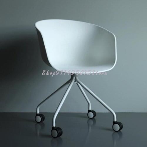 Scandinavian Student Minimalist Leisure Swivel Chair Homestay Backrest Comfortable Sedentary Staff Meeting Home Office Chair
