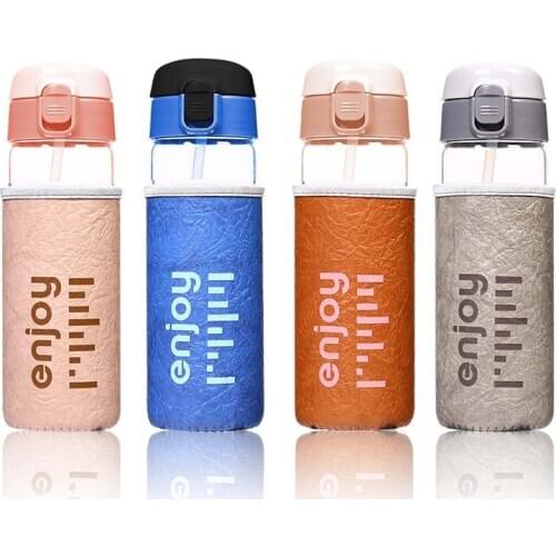 500ML Maternal and Child Supplies, Newborn Baby, Wide-caliber Bottles, Anti-fall, Anti-flatulence, Handle Baby Feeding Glass Bot