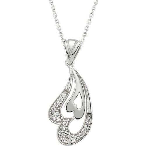 Tevuli 925 Sterling Silver Heart Women Necklace